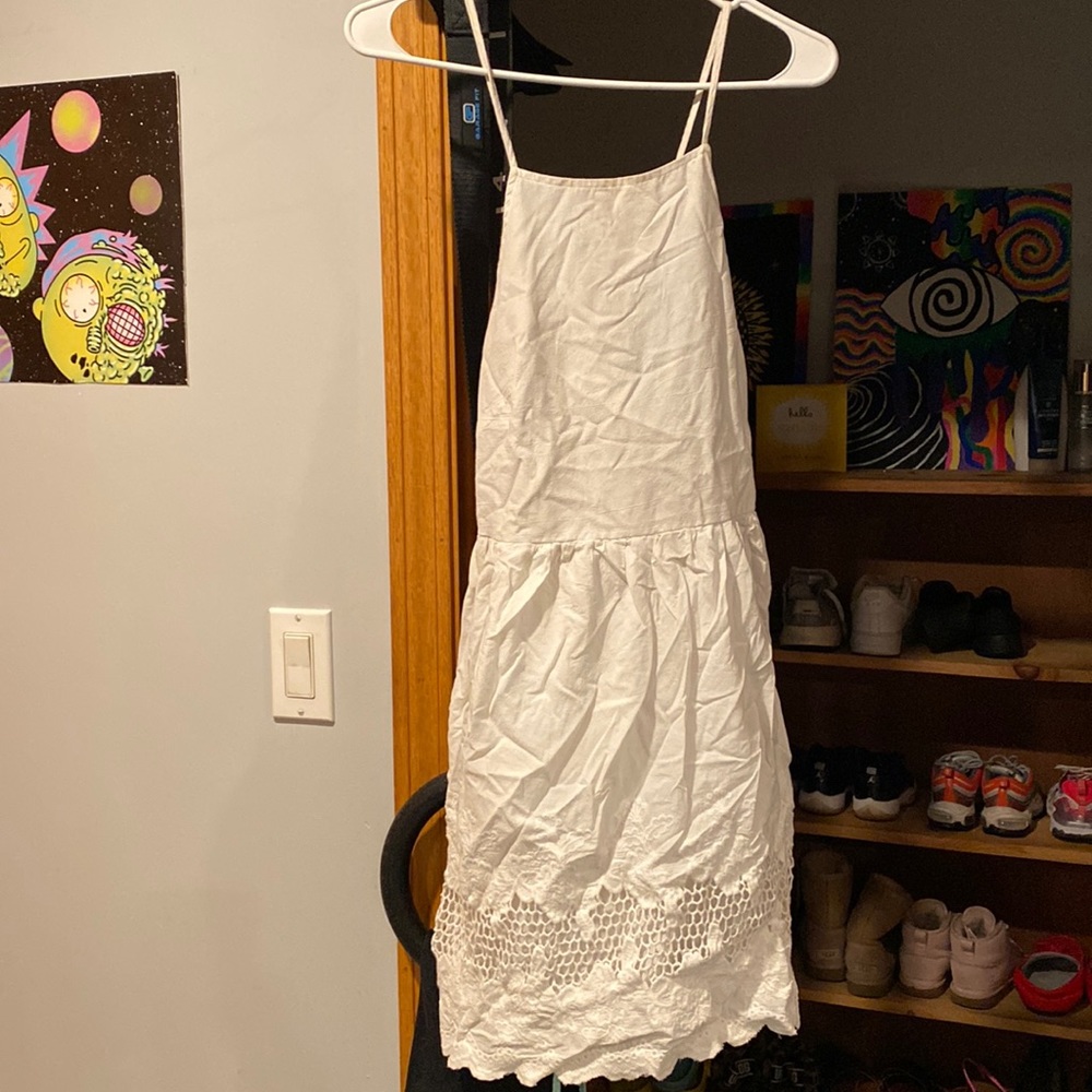 white dress